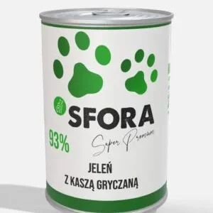 Sfora Jeleń z kaszą gryczaną 400g