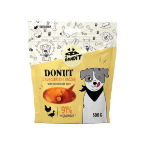 Mr Bandit Donut przysmak dla Psa Kurczak Kaczka 500g