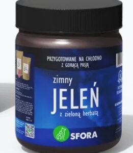 Przysmaki Treningówki zimny jeleń z zieloną herbatą 400 g