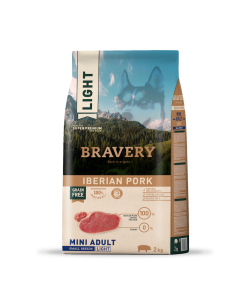 Bravery Iberian Pork LIGHT Mini Adult Small Breeds GRAIN FREE (świnia iberyjska) 2kg
