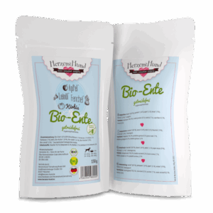 Karma HERZENS HUND Bio-Ente 130 g Grain Free (65% ekologicznej kaczki)
