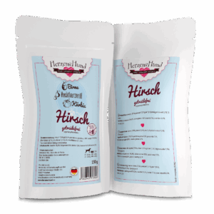 KARMA HERZENS HUND Hirsch 130 g Grain Free (70% ekologicznego jelenia)