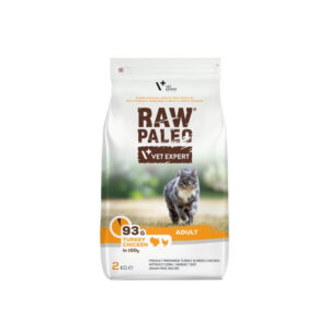 Raw Paleo Adult Cat Turkey i Chicken dla dorosłych kotów indyk, kurczak 2kg