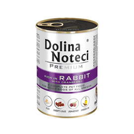 Dolina Noteci Premium bogata w królika z żurawiną puszka 400 g