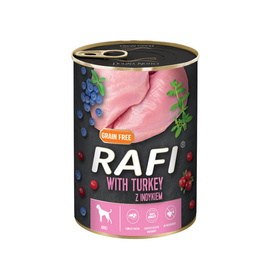 Rafi with Turkey z indykiem puszka 400g
