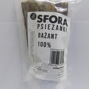 Przysmak naturalny Sfora Psiezamki z bażanta monobiałkowe 100 g