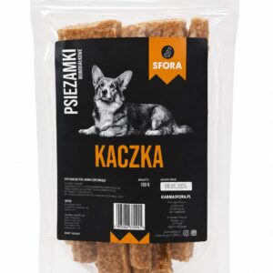 Przysmak naturalny Sfora Psiezamki z kaczki monobiałkowe 100 g dla psa