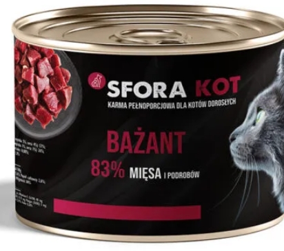 Karma Sfora dla kota mix smaków 12 sztuk x 200g pakiet - obrazek 8