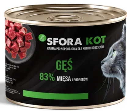 Karma Sfora dla kota mix smaków 12 sztuk x 200g pakiet - obrazek 7
