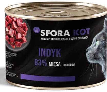 Karma Sfora dla kota mix smaków 12 sztuk x 200g pakiet - obrazek 6