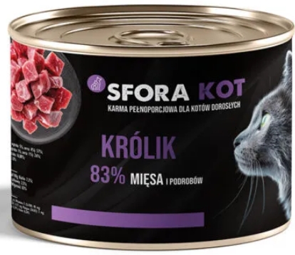 Karma Sfora dla kota mix smaków 12 sztuk x 200g pakiet - obrazek 5