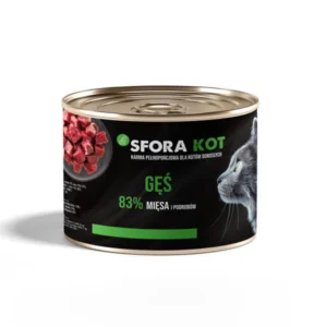 Karma Sfora dla kota Gęś 200 g