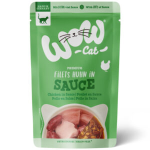 WOW CAT Huhn in sauce - filety kurczaka w sosie (85g)