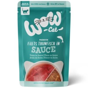 WOW CAT Thunfisch in sauce - kawałki tuńczyka w sosie (85g)