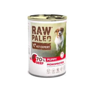 RAW PALEO PUPPY BEEF - dla szczeniąt monoproteina z wołowiną 400g