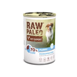 RAW PALEO PUPPY COD - dla szczeniąt monoproteina z dorszem 400g