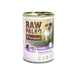 RAW PALEO PUPPY DUCK - dla szczeniąt monoproteina z kaczką 400g