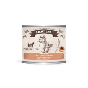 NATURAL TRAIL Cat Light Chicken, Shrimps puszka 200g