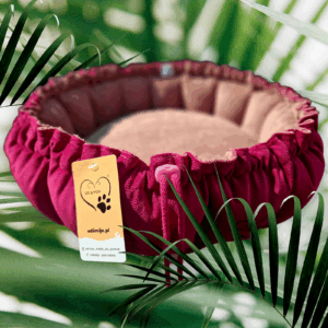 Legowisko okrągłe - gniazdko dla małego psiaka lub kociaka 35 cm