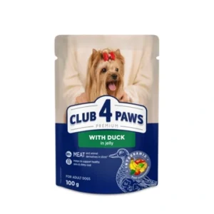 Club 4 Paws Premium karma mokra dla psa kaczka 100g