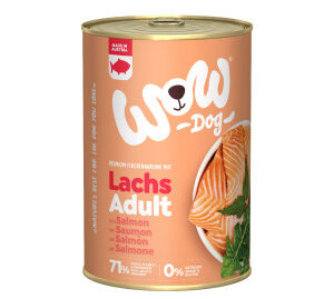 WOW Lachs - łosoś z mniszkiem lekarskim i pokrzywą (400g)