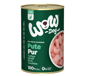 WOW Pute Pur - czysty indyk karma monobiałkowa dla psa (400g)