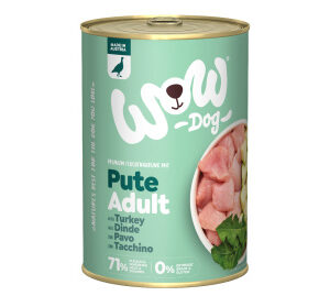 WOW Pute - indyk z cukinią i mniszkiem lekarskim (400g)