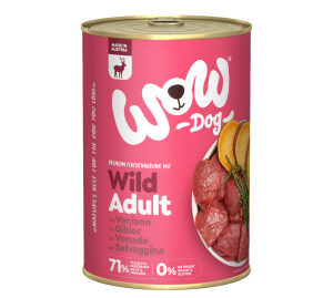 WOW Wild - dziczyzna z algami i batatami (400g)
