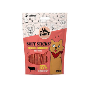 MR. BANDIT SOFT STICKS - pałeczki z wołowiny 500g