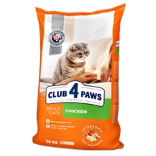 Club 4 Paws Premium sucha karma z kurczakiem dla kotów dorosłych na wagę 1kg=17zł