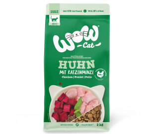 WOW CAT Huhn - karma z kurczaka dla dorosłych kotów (2kg)
