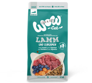 WOW CAT Senior mit Lamm - karma z jagnięciną dla starszych kotów (2kg)