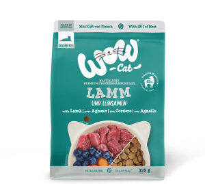 WOW CAT Senior mit Lamm - karma z jagnięciną dla starszych kotów (325g)