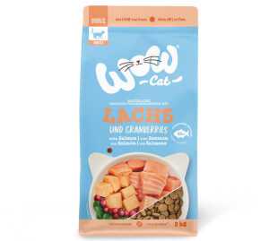 WOW CAT mit Lachs - karma z łososiem dla dorosłych kotów (2kg)