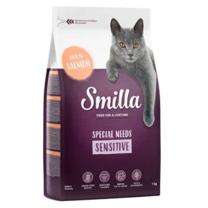 Smilla Adult Sensitive, łosoś, bez zbóż 1kg