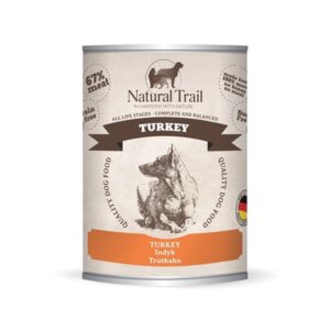 NATURAL TRAIL Dog Turkey puszka 800g