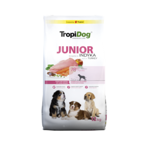 TropiDog Premium Junior L Turkey&Rice 12kg