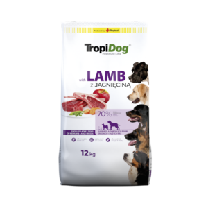 TropiDog Premium Adult M&L Lamb&Rice 12kg