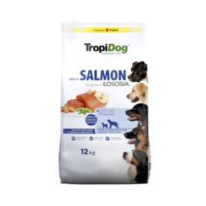 TropiDog Premium Adult M&L Rich&Salmon 12kg