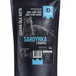 Karma Sfora dla Kota z sardynką i tauryną 500g