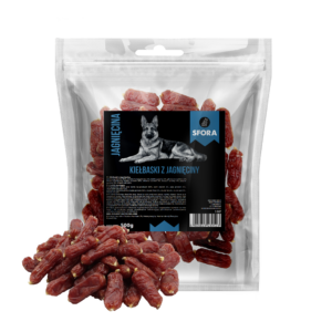 Sfora Kiełbaski z jagnięciny 500 g naturalny przysmak dla psa