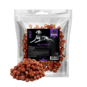Sfora Hot Strips Rollsy królik 500 g naturalne przysmaki dla psa