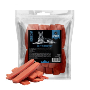 Sfora Hot Strips filet z jagnięciny 500 g naturalny przysmak dla psa