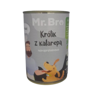 Mr. Bro Królik z Kalarepą 400 g karma mokra dla psa