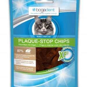 Bogadent Plaque-Stop Chips Chicken 50 g - chipsy dentystyczne dla kota