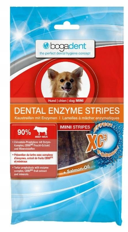 Bogadent Dental Enzyme Stripes Mini 100 g - paski dentystyczne dla małych psów