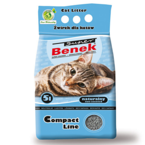 Super Benek Compact Naturalny żwirek bentonitowy dla kota