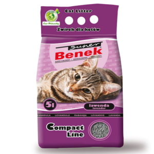 Super Benek Compact Lawenda żwirek dla kota